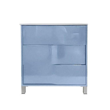 Eviva Toronto 32″ Blue Free standing Bathroom Vanity with White Porcelain Sink Vanity Eviva